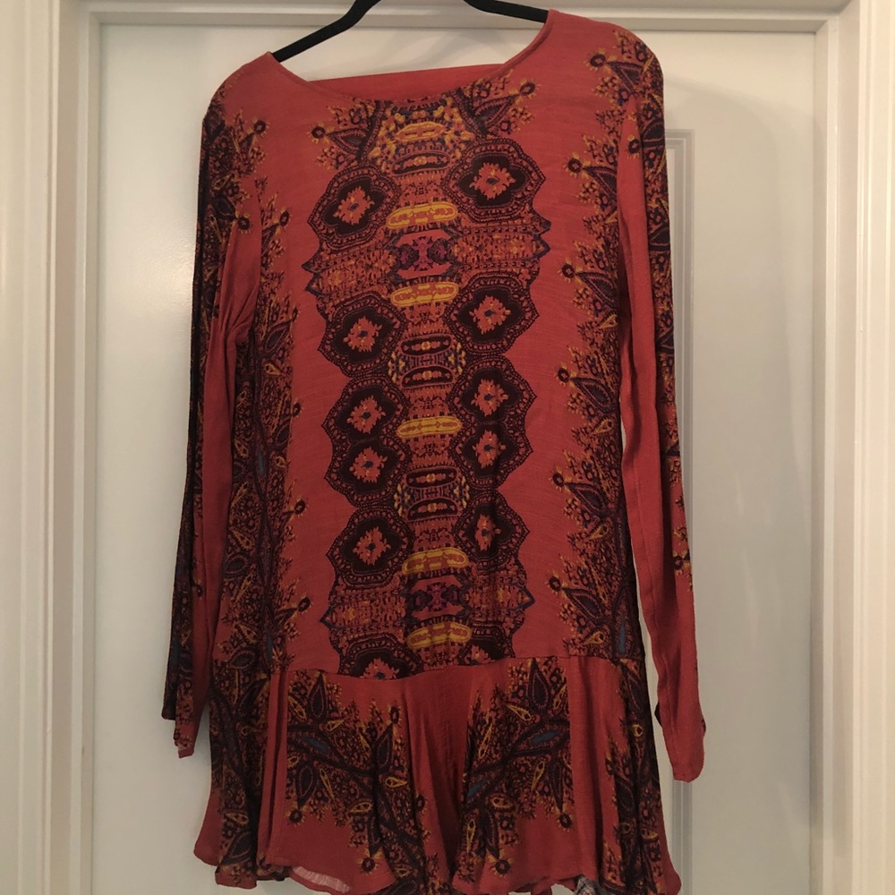 Free people rust dress